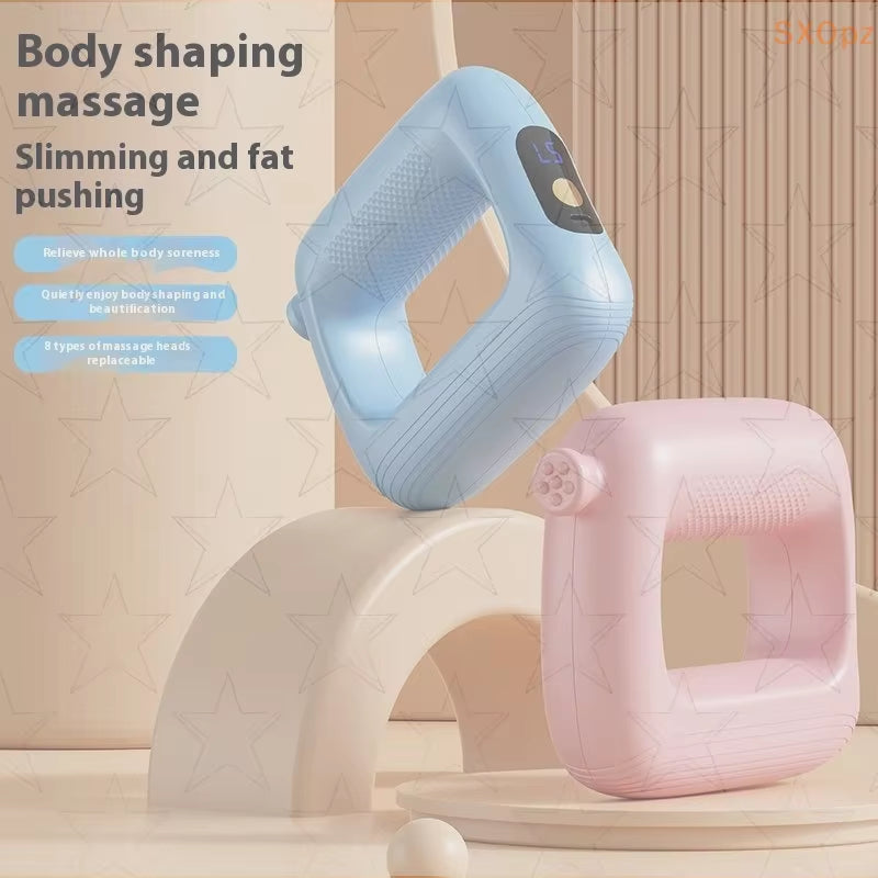 Portable Percussion Fascia Ring USB Charging Massage Belt Vibrating Neck Membrane Massage Relaxation Shoulder Massage